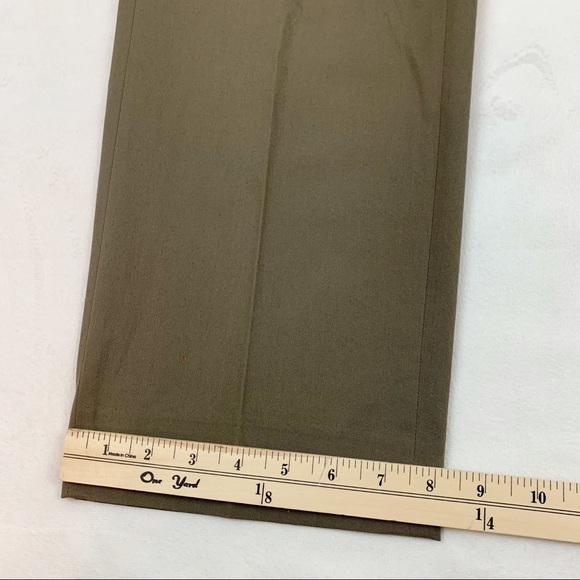 Theory high waist straight pants in stretch chino - Picture 4 of 12